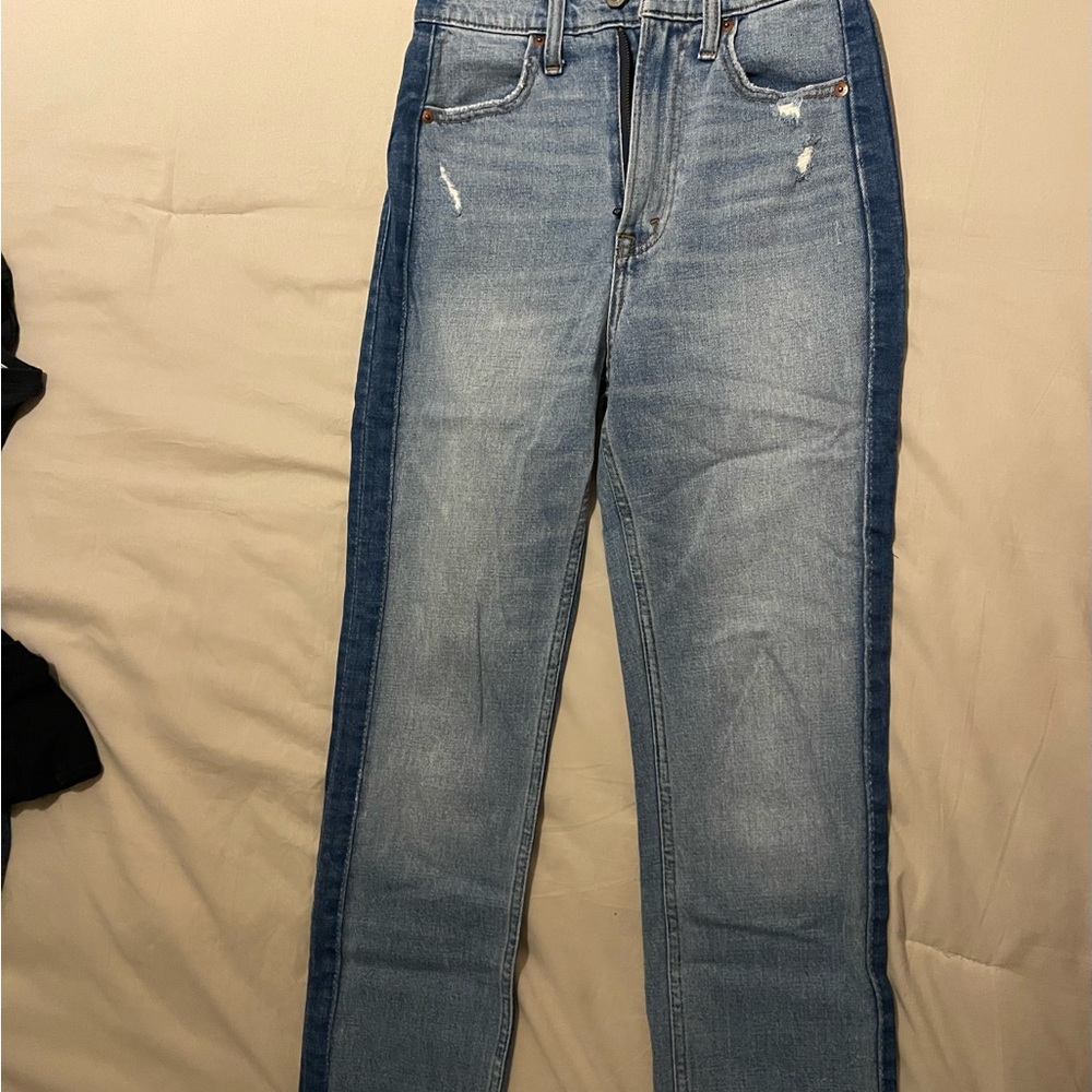 Abercrombie & Fitch Light Blue Straight Leg Jeans